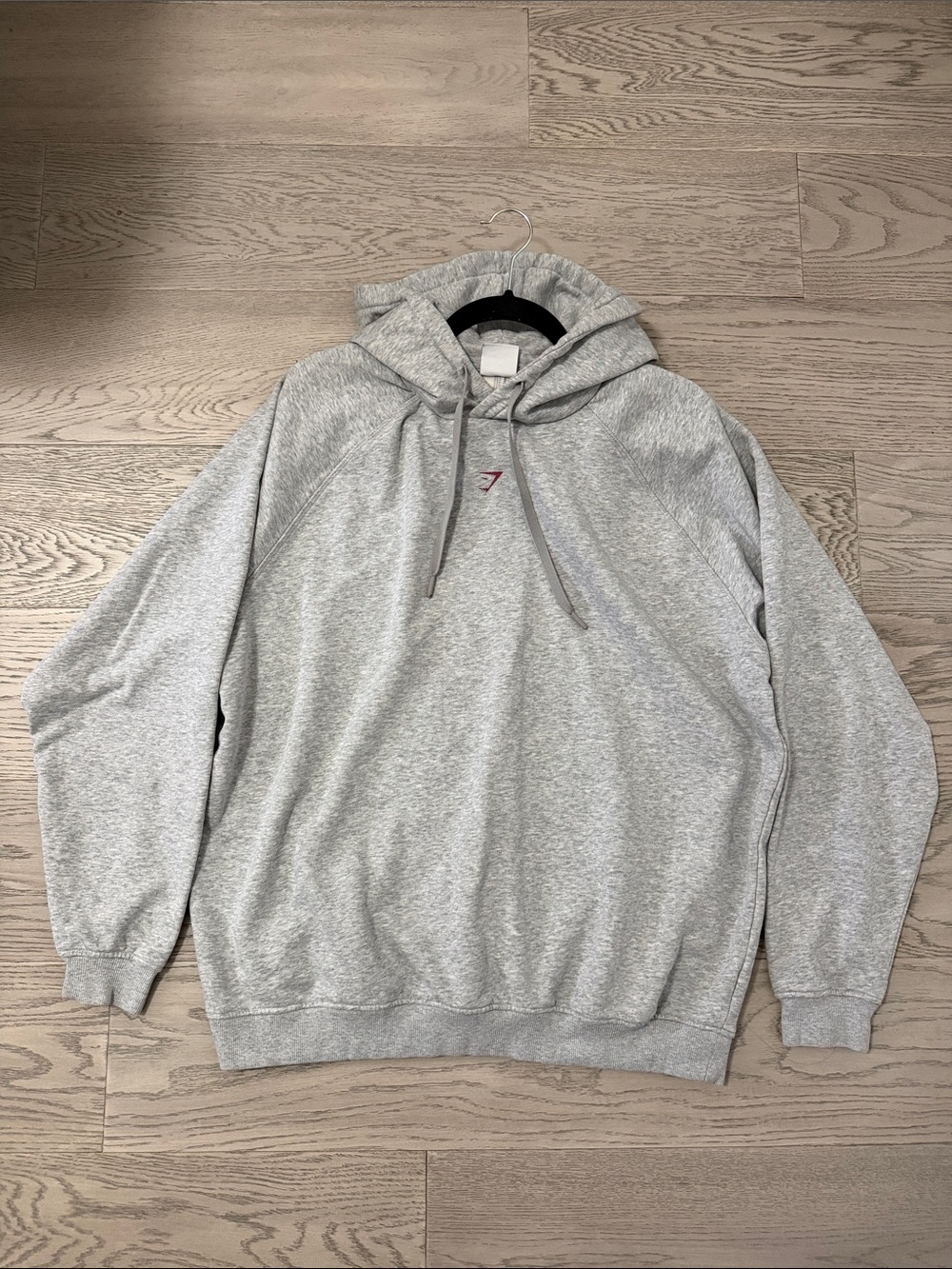 Gymshark Light Grey Core Marl I Love Squats Hoodie